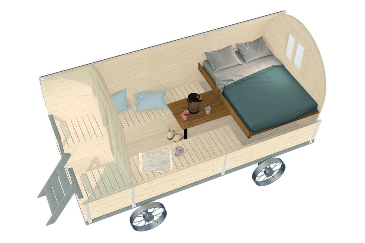 Fasshotel Westernwagen, Beheizt 2-3 Personen Kirchensittenbach Εξωτερικό φωτογραφία